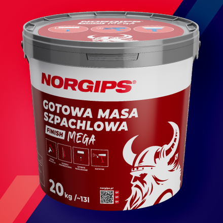 Finish MEGA - nowa gotowa masa szpachlowa