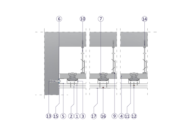 SP - 2x12,5 GKB A + GKF DF/CD 60, S