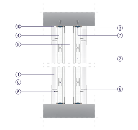 SDI - 2x12,5 GKB A/2xCW 50 W