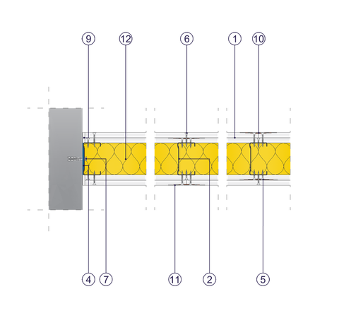 SD - 2x12,5 GKB A + ACO A/CW 75 W