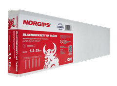 Blachowkręty na taśmie 3,5 x 25 mm