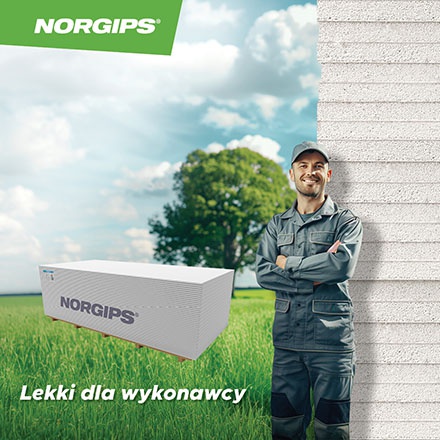 NORGIPS - lekki dla Wykonawcy