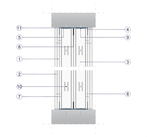 SD - 2x12,5 GKB A + DFH2IR/2xCW 75 2xW