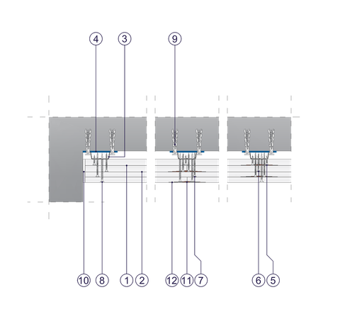 OS - 2x15+2x12,5 GKF DF/KAP