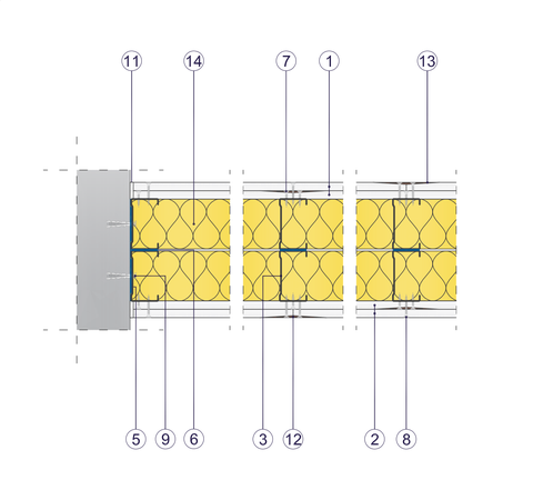 SD - 2x12,5 GKB A + GKBI H2/2xCW 75 2xW