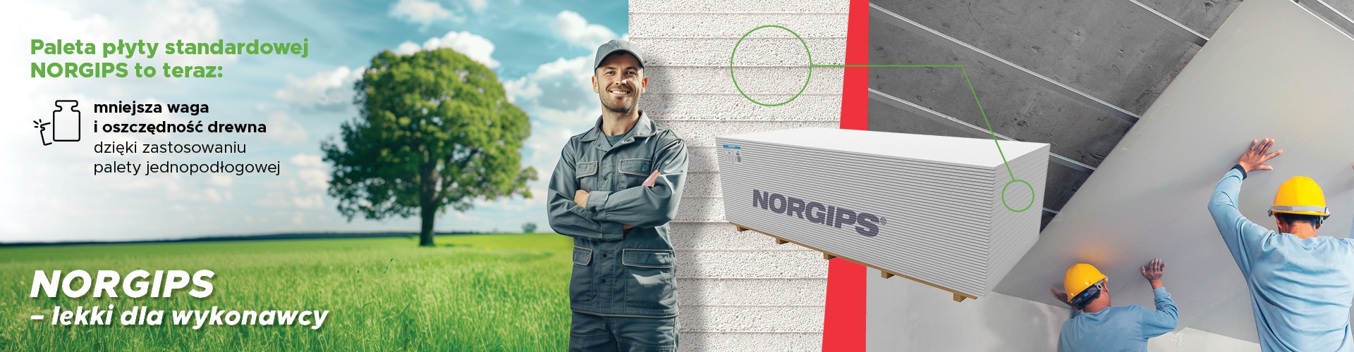 NORGIPS - lekki dla Wykonawcy