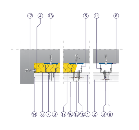 OS - 2x15+2x12,5 GKF DF/CD 60 (W)