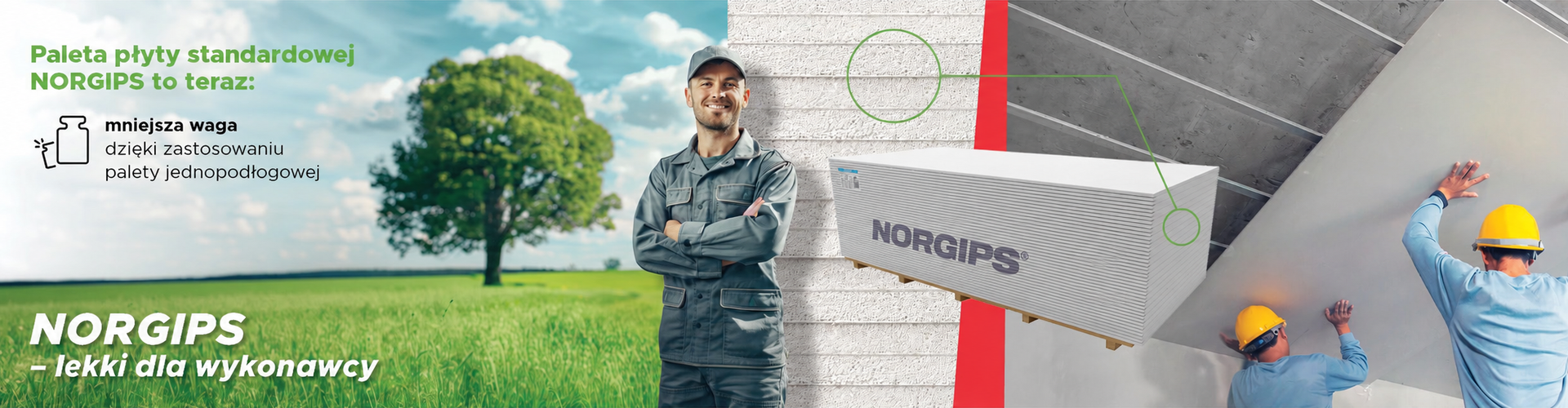 NORGIPS - lekki dla Wykonawcy