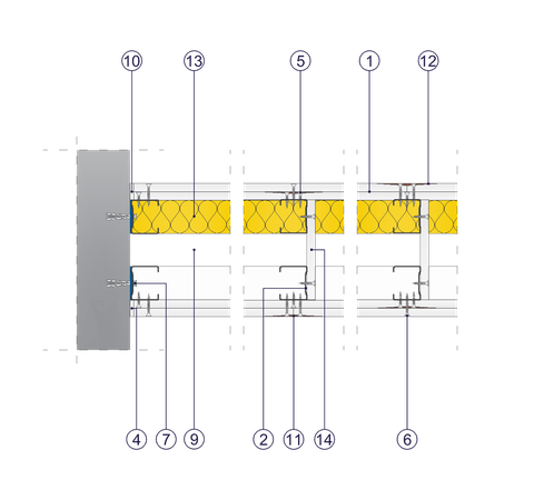 SDI - 2x12,5 GKB A/2xCW 50 W
