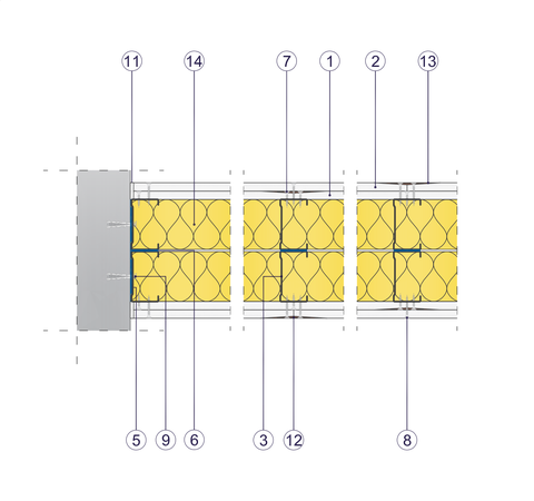 SD - 2x12,5 GKB A + DFH2IR/2xCW 75 2xW