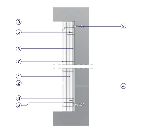 OS - 2x15+2x12,5 GKF DF/KAP